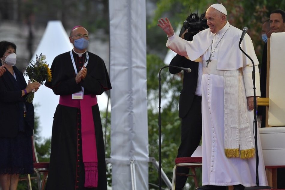 FOTO: Pápež František na sídlisku Luník IX
