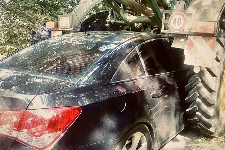 Kuriózna nehoda v Dražovciach