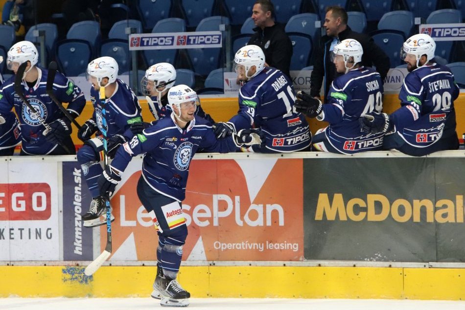 2. kolo: HKM Zvolen – HK Nitra 1:4 (0:1, 0:2, 1:1)