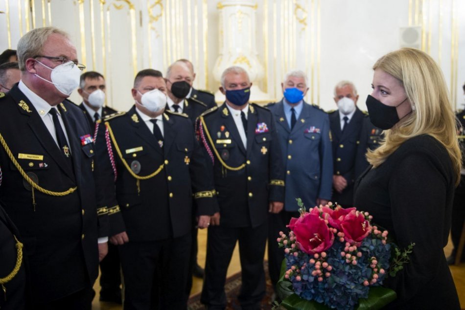 Prezidentka ocenila činnosť dobrovoľných hasičov