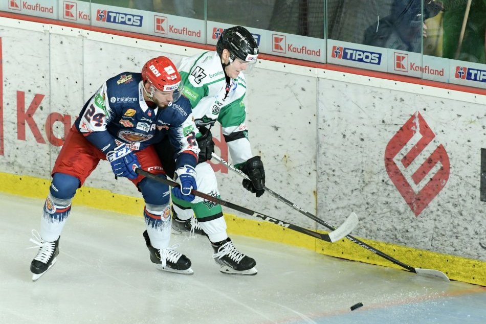 V OBRAZOCH: Zápas 9. kola hokejovej extraligy medzi HC Nové Zámky a HKM Zvolen