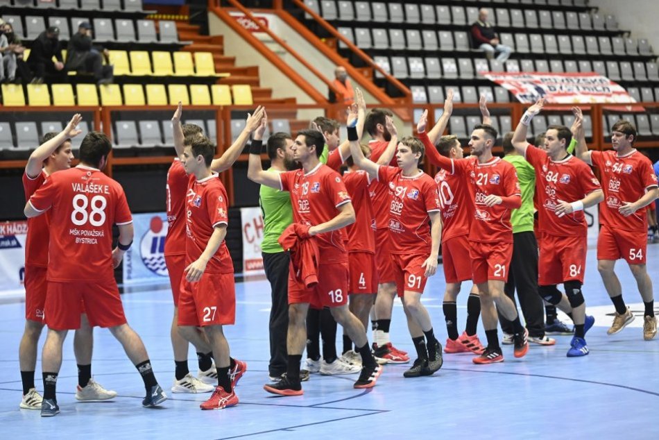 OBRAZOM: MŠK Považská Bystrica - Dragunas Klaipeda 26:22