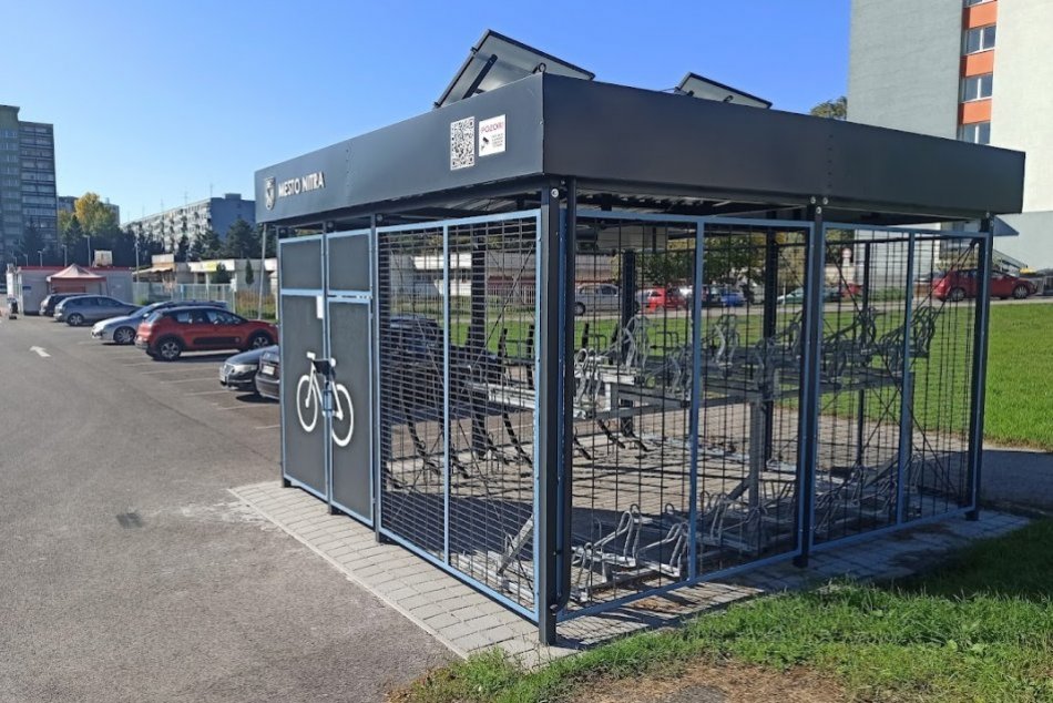 Cyklogaráže v Nitre