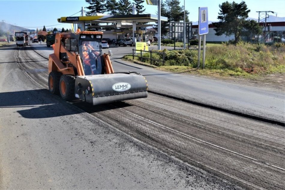Oprava hlavného ťahu v Humennom