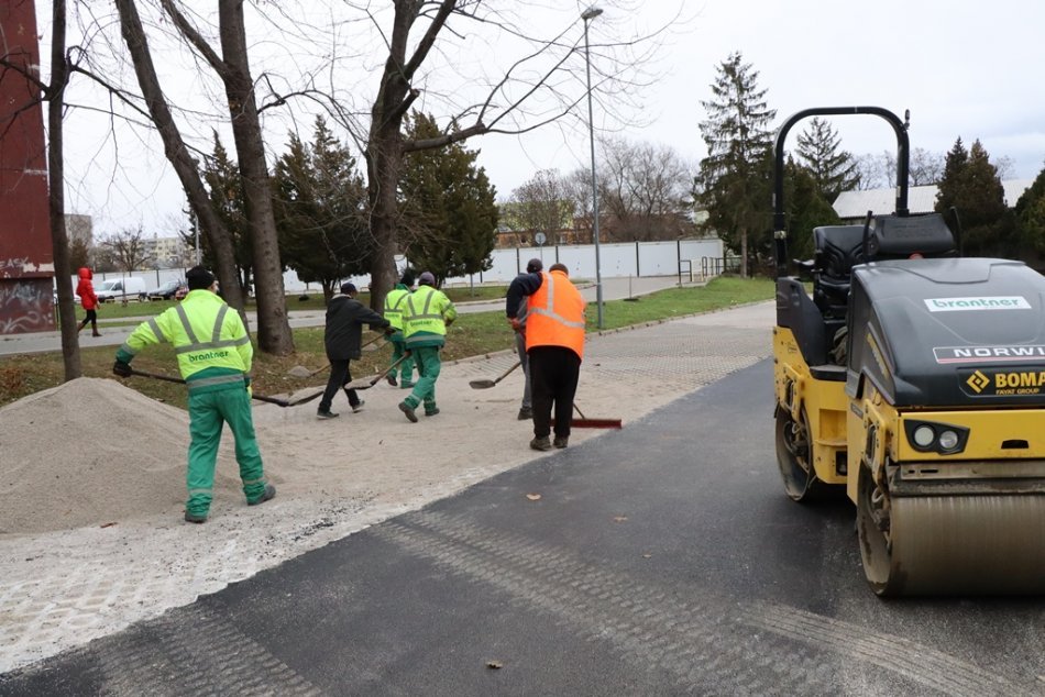 Oprava prvej časti parkoviska na Ulici T. Vansovej