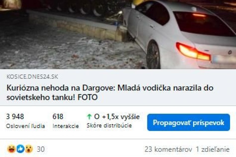 Poslankyňa Tabak okomentovala článok o vážnej nehode