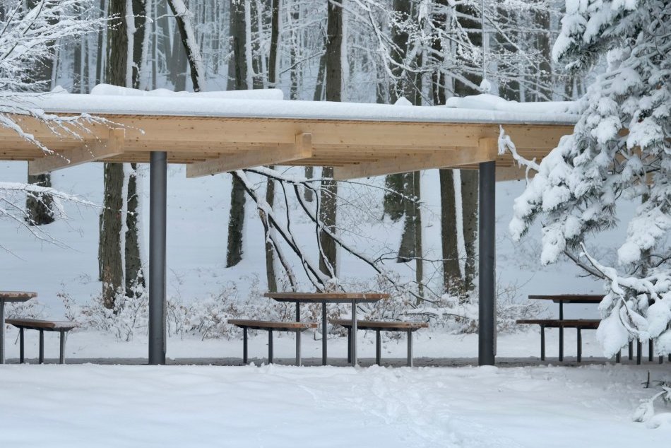 Areál Malý Slavín po rekonštrukcii