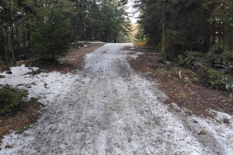 V OBRAZOCH: Bežkárske trate v okolí Bystrice po oteplení