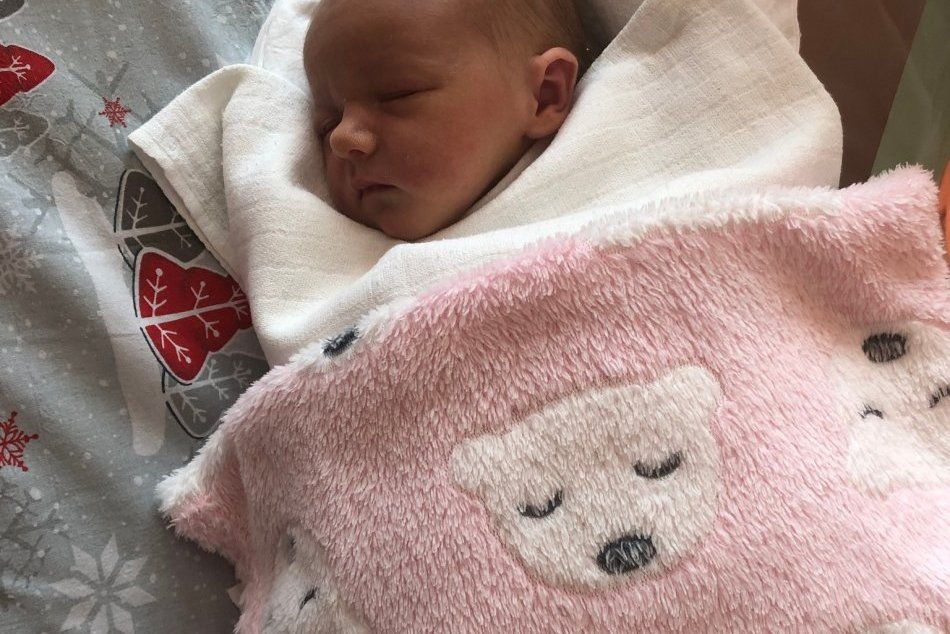 Prvým dieťaťom roku 2022 v banskobystrickej pôrodnici je Timea