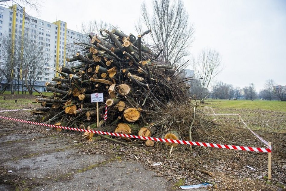 Výstavba pokračovania električkovej trate v Petržalke, január 2022