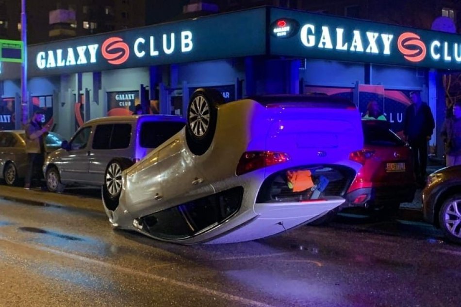 Nehoda na Eisnerovej ulici v Bratislave