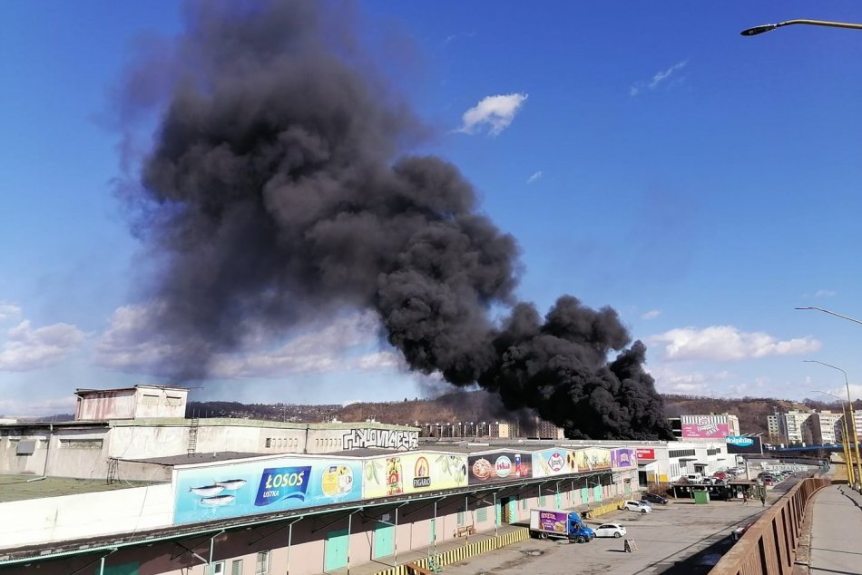 Požiar v priestoroch reklamnej agentúry v Košiciach