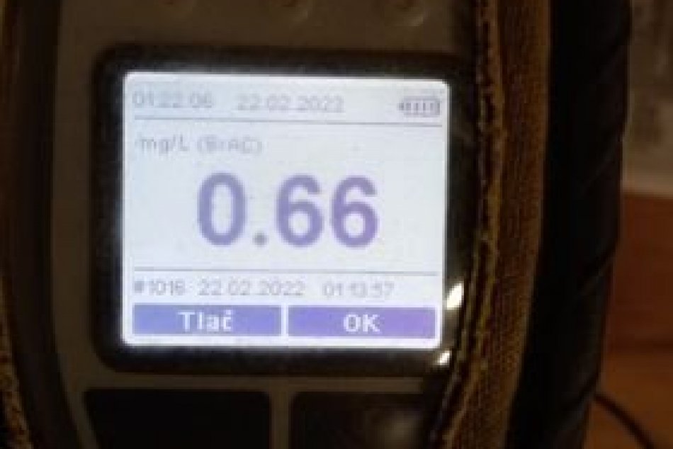 V Lučenci nafúkal opitý vodič