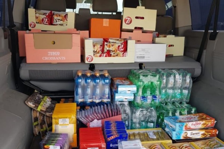 Pomoc Ukrajine od polície v Michalovciach