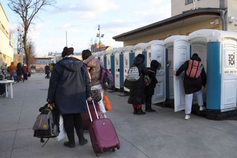 Nápor utečencov v Košiciach
