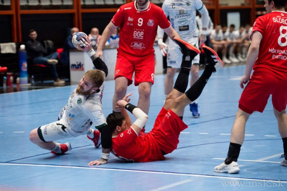 FOTO: MŠK Považská Bystrica - Tatran Prešov 24:36 v dohrávke 17. kola NHE