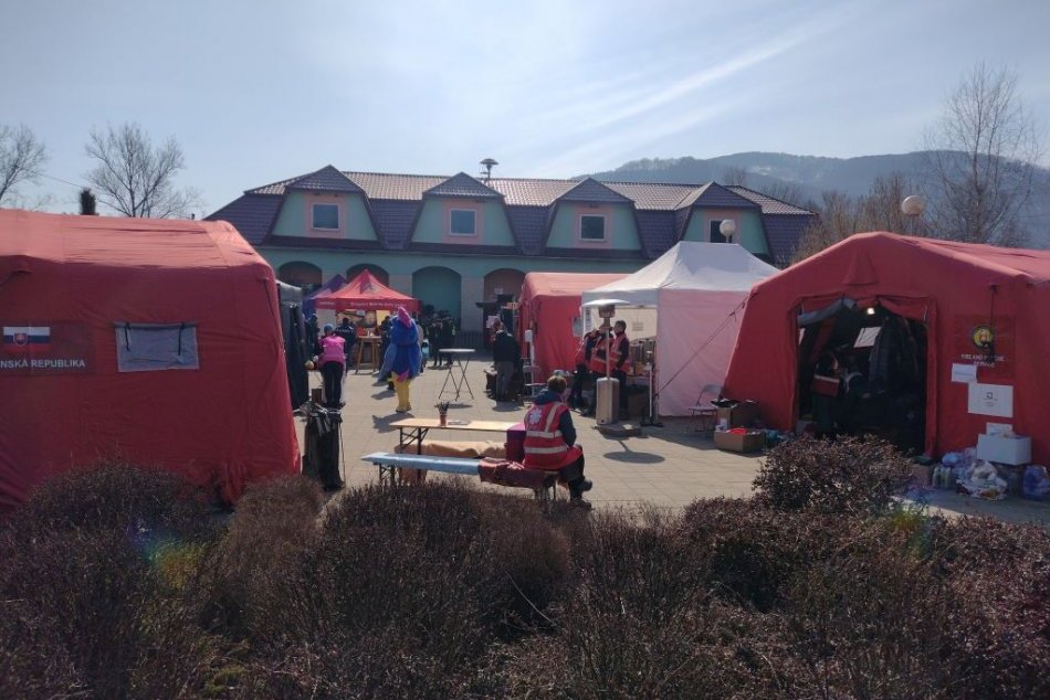 Stanové mestečko pre utečencov v Ubli