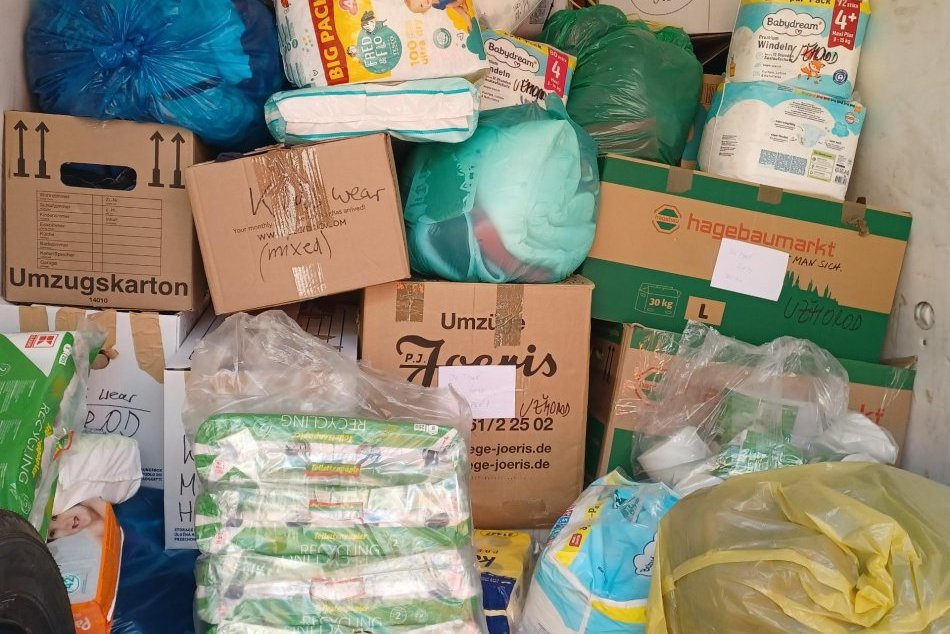 Dodávky s materiálnou pomocou odišla z Michaloviec do Ukrajiny