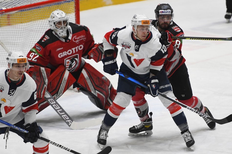 Objektívom: Slovan oslavuje postup do semifinále hokejovej extraligy