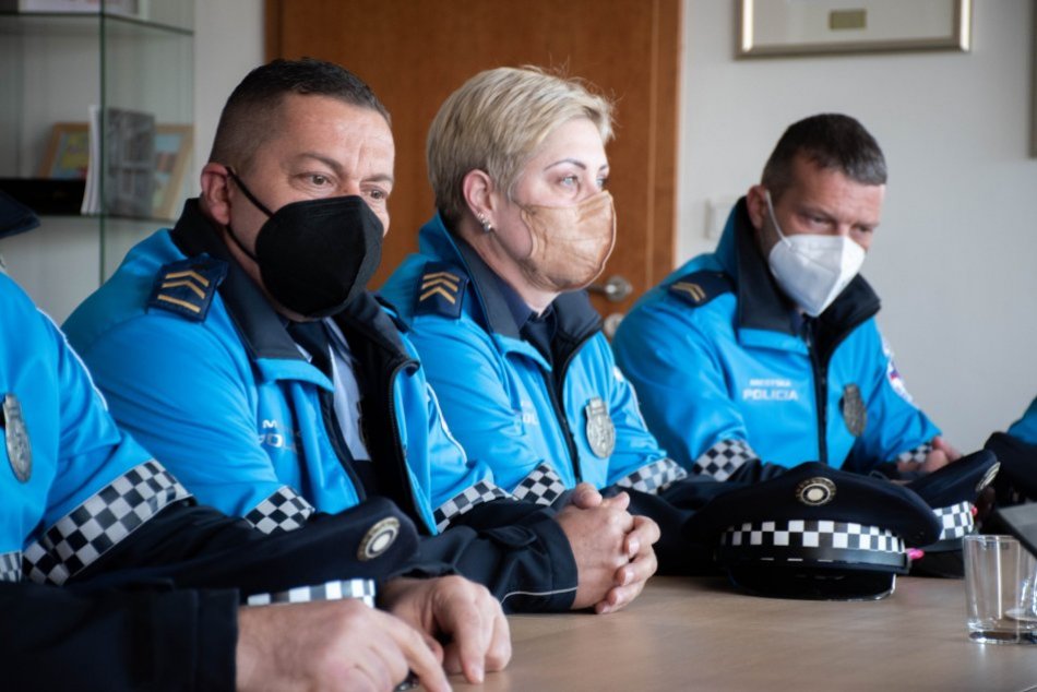 Primátor ocenil Mestských policajtov Nitry