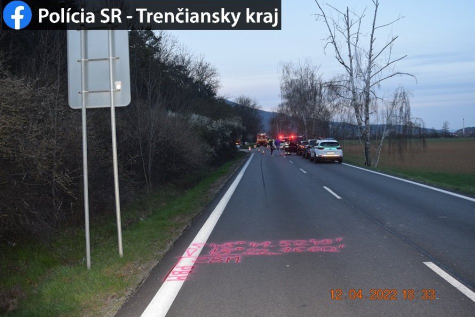 FOTO: Nehoda pri Hradišti si vyžiadala život 32-ročného motorkára