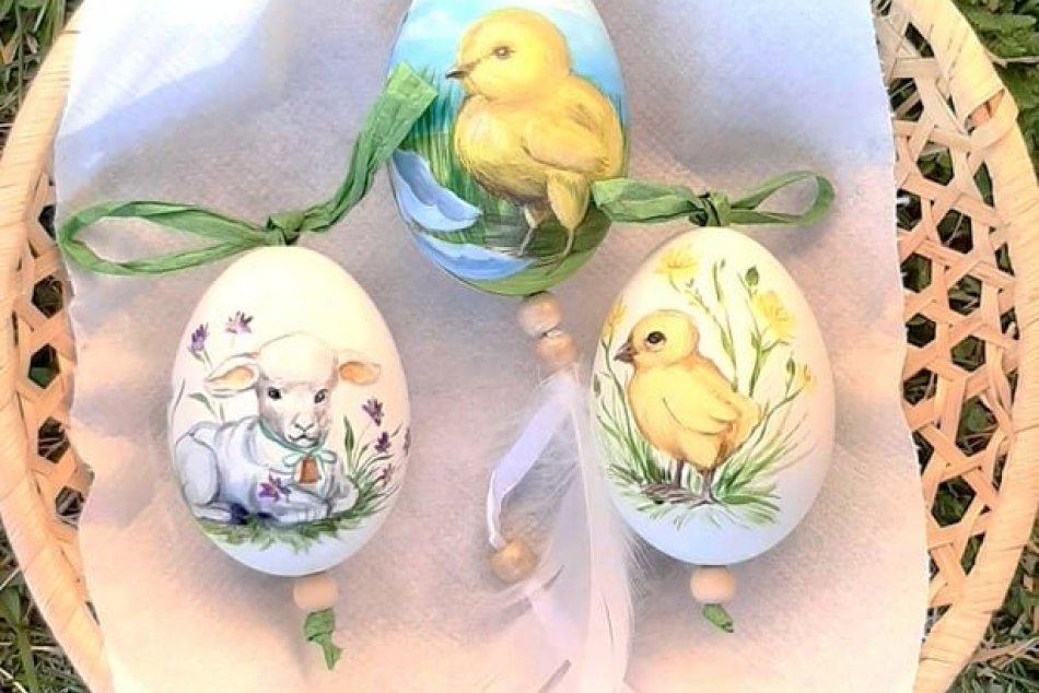 Veľkonočné kraslice od umeleckej maliarky Oľgy z Ukrajiny