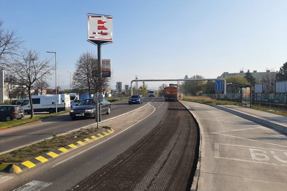FOTO: Miesta na ceste I/64 v Prievidzi, kde prebehnú rekonštrukčné práce