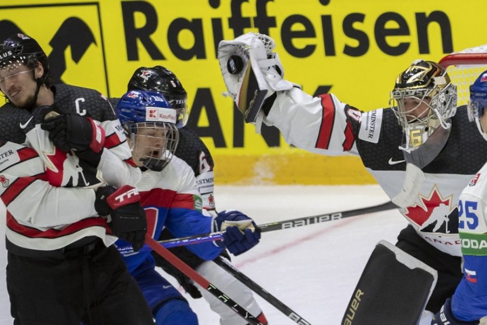 Hokejový zápas Slovensko - Kanada (1:5)