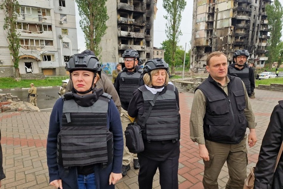 FOTO: Prezidentka Zuzana Čaputová navštívila Ukrajinu