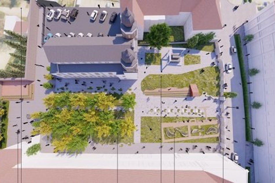 Parčík pri synagóge dostane novú podobu