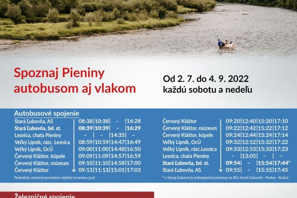 Objektívom: Špeciálne spoje do Pieninského parku