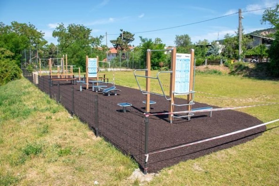 Nový fit park na Jazernej ulici