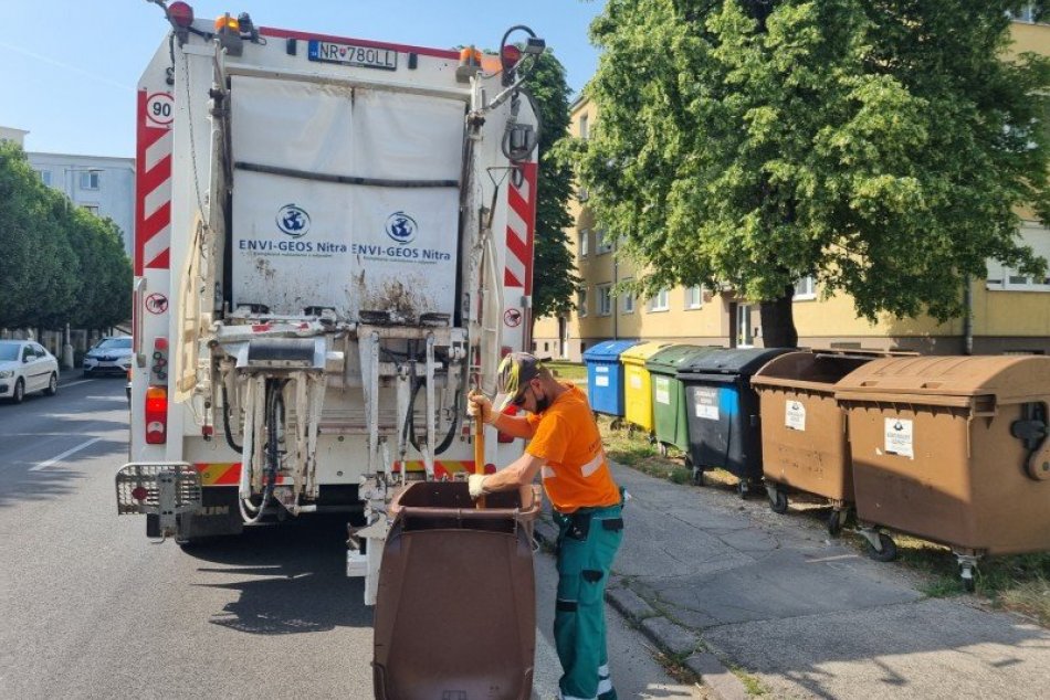 Vývoz kuchynského odpadu v Šali