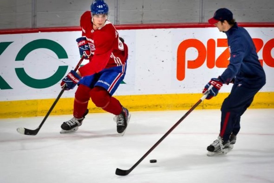 Slafkovský v drese Montrealu