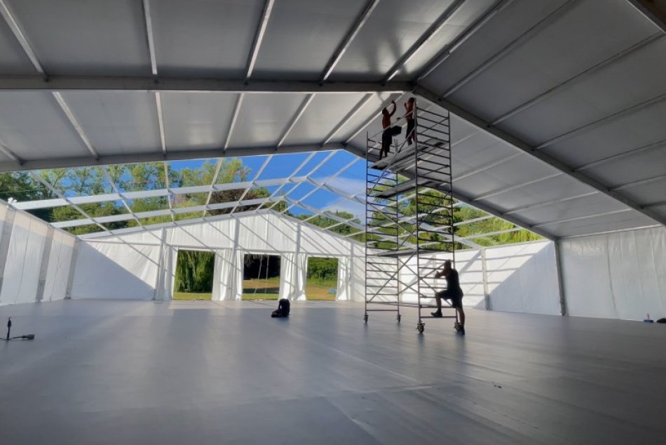 V OBRAZOCH: Príprava športovísk na EYOF 2022 je v plnom prúde