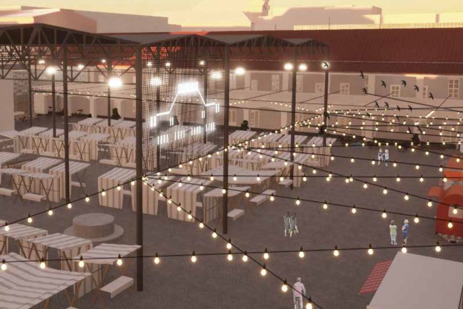 Vizualizácie mestskej tržnice v Nitre