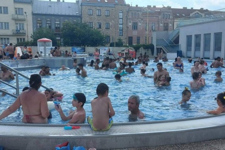 Takto to vyzeralo na košickom kúpalisku