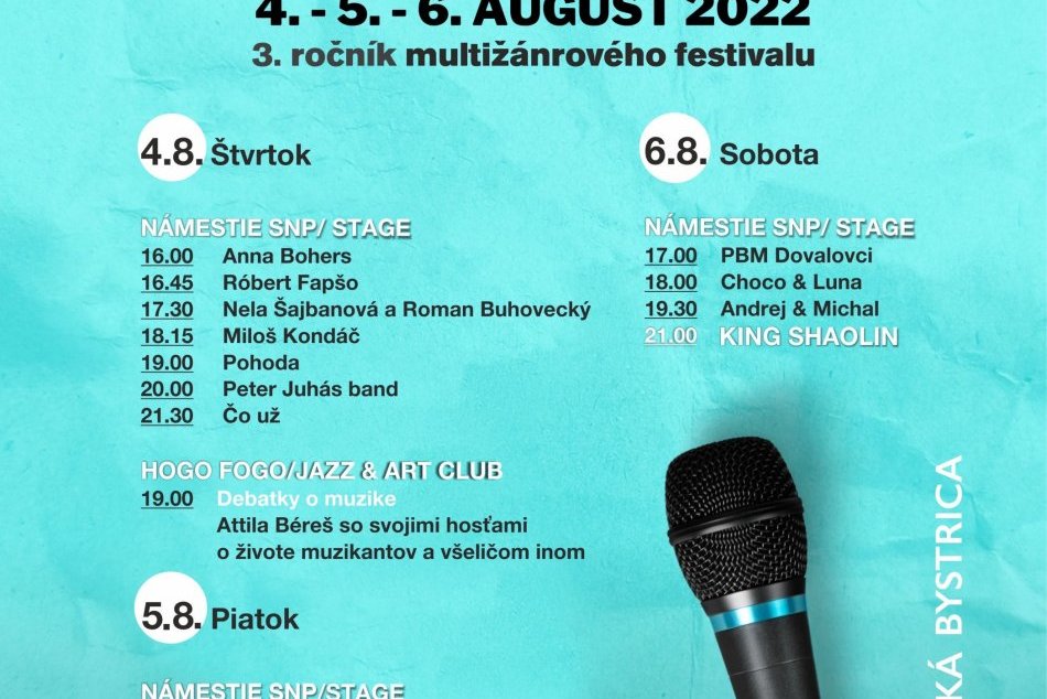 PROGRAM Voľné pódia