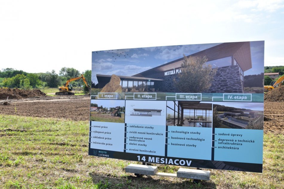 V OBRAZOCH: Výstavba novej plavárne v Lučenci