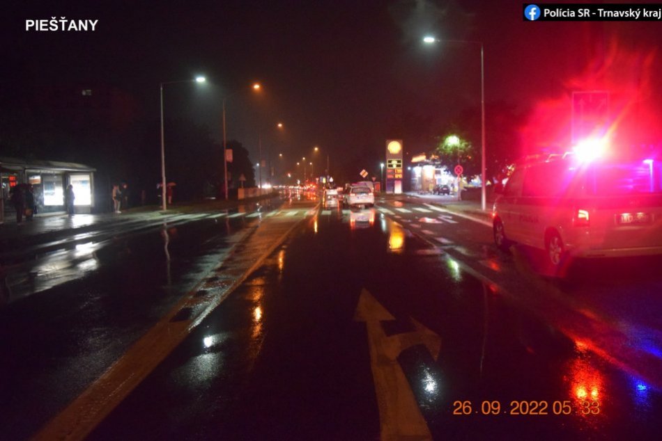 Nehody v Trnavskom kraji