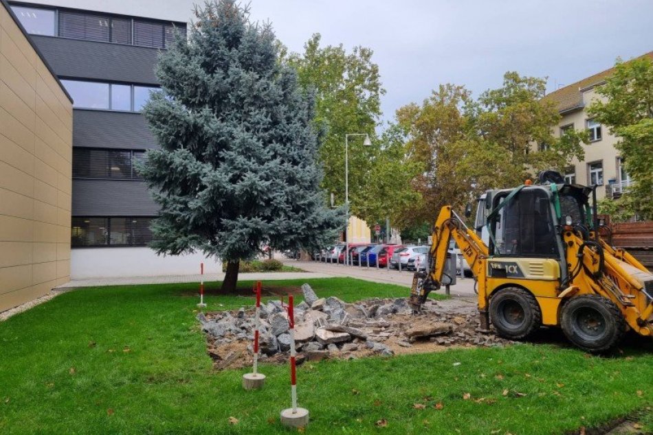 Starý stánok nahradí nová zeleň