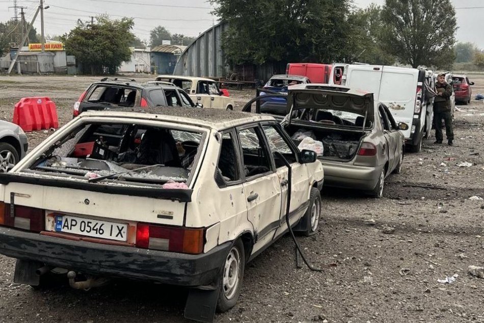 Rusi pri Záporoží ostreľovali konvoj civilistov; zomrelo 23 ľudí