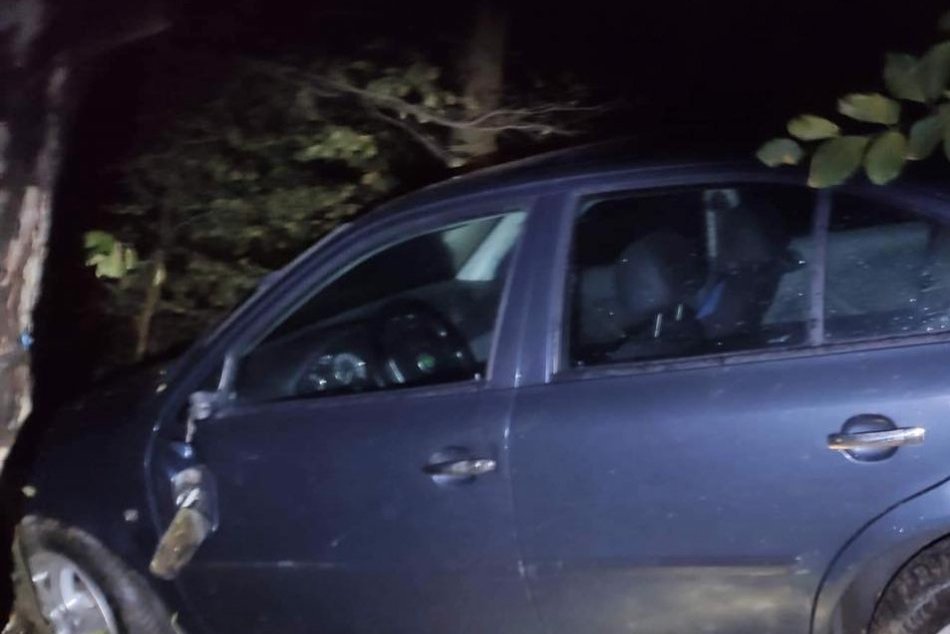 V OBRAZOCH: Opitý vodič unikal hliadke na Podpoľaní