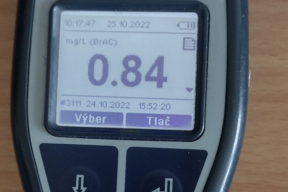 Policajti zadržali opitého vodiča