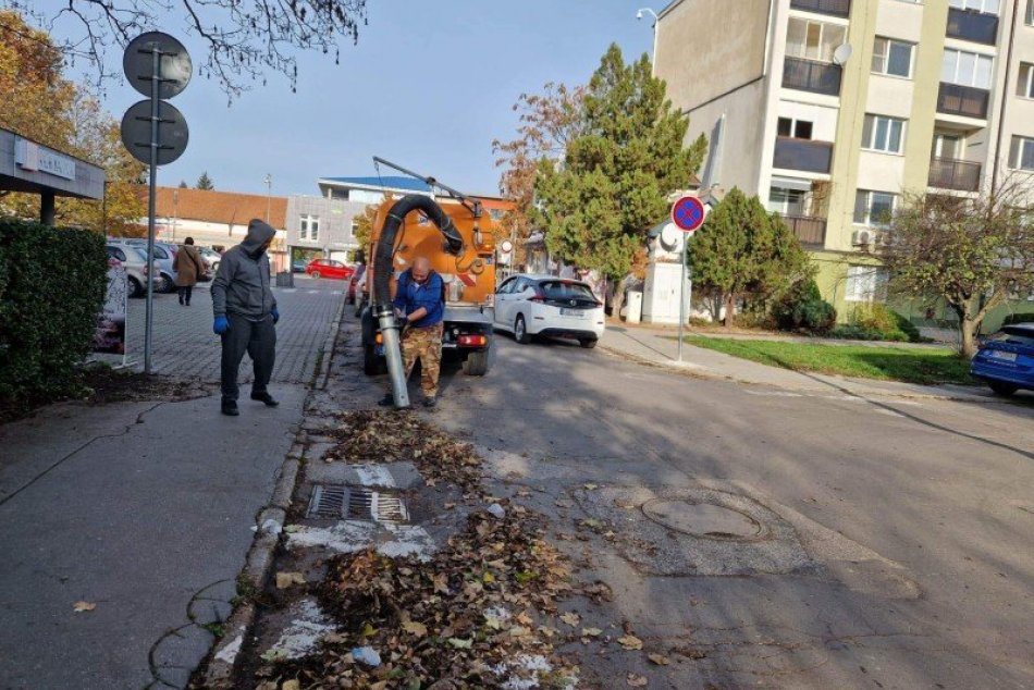 Čistenie Budovateľskej ulice