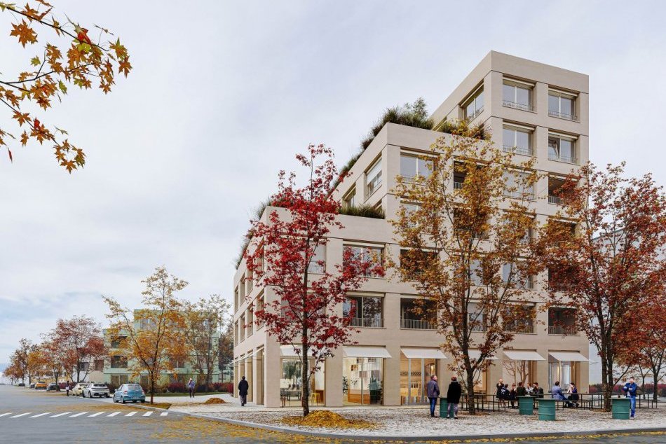 Víťazný návrh mestského bloku Spartakovská