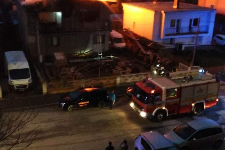 Požiar rodinného domu v Ružomberku