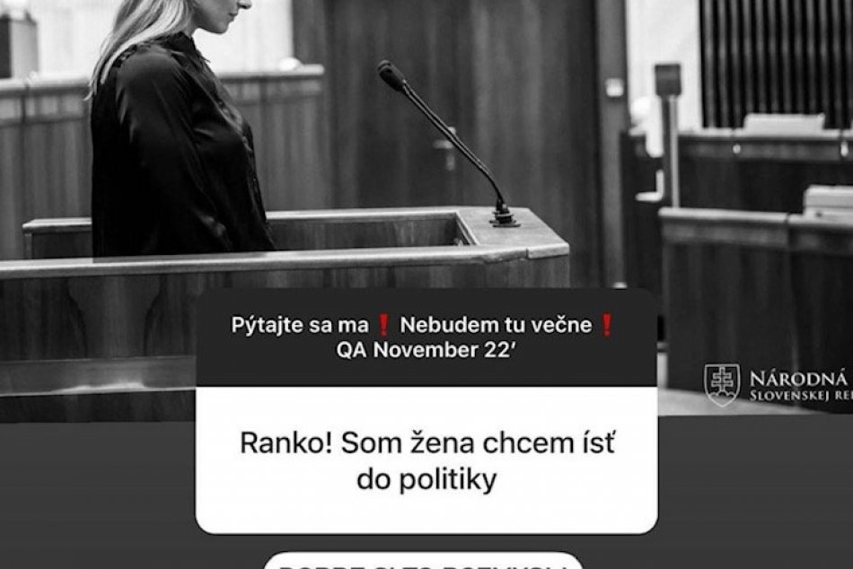 Poslankyňa Tabák odpovedala na otázky