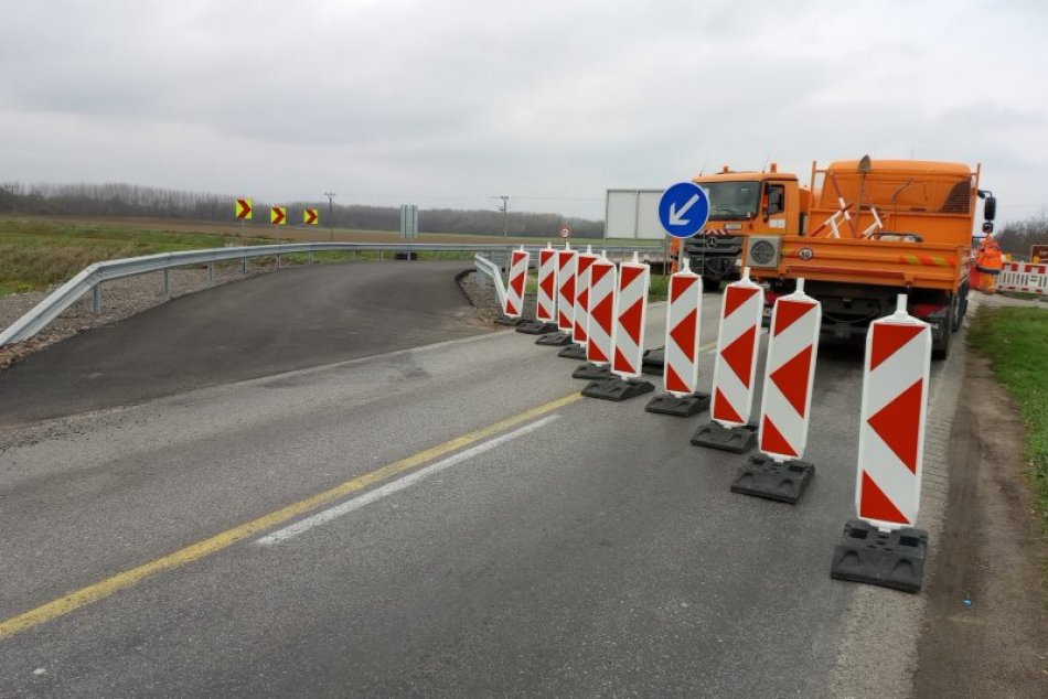 Most pri Šoporni je dočasne uzatvorený