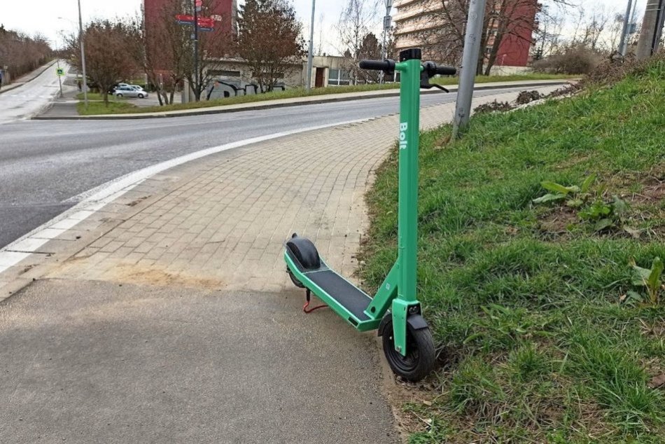 Zdieľané kolobežky v Nitre